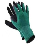 Kesztyű 17. Kerti kesztyű latex bevonattal, CY8900570, E