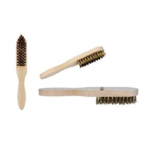 Drótkefe, fa, 5 soros, e