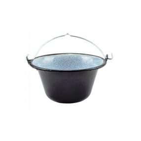   Bogrács, zománcozott, tálaló, Ø 16 cm, űrtartalom: 0,8 liter