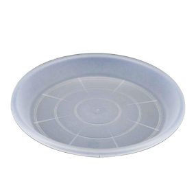 Orchidea cserép alátét, átlátszó, 19 cm