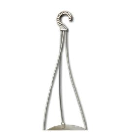 Kaspó akasztó, fehér, nagy