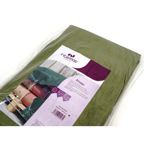NORT PROTEX erősített, vízhatlan takaróponyva, zöld, 80 g/ m², 4x6 m