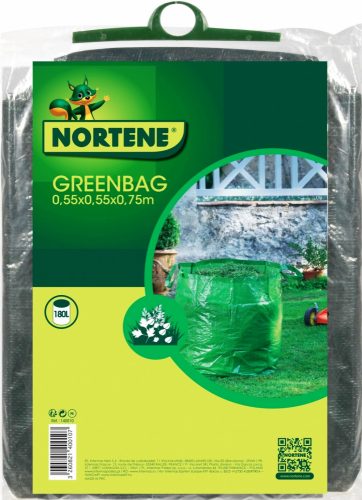 GREENBAG polyetilen lombgyűjtő zsák, zöld, Ø 55 cm x 75 cm, 180 l