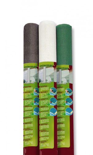 Üvegszálas szúnyogháló, FIBERNET, fehér, szemméret: 1,4 x 1,6 mm, 1,2 x 30 m 