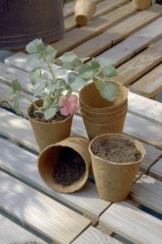GROWING POTS tőzegcserép, natúr, Ø 8 cm, 16 db/ csomag