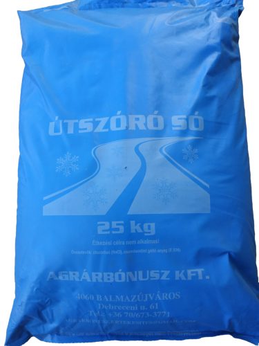 Útszóró só, 25 kg