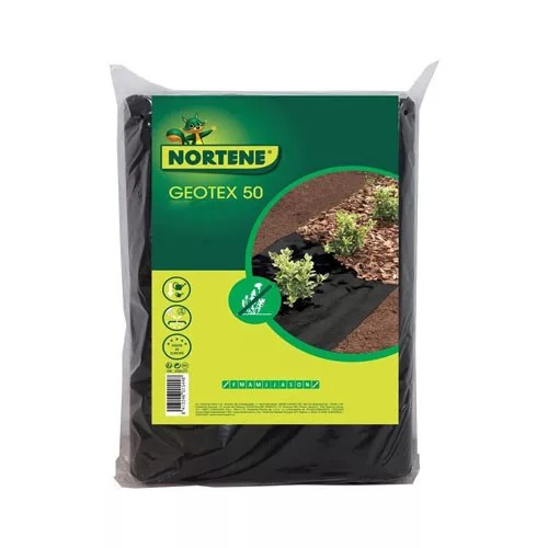 Geotextil 50g, fekete, 1,6m x 5fm, I