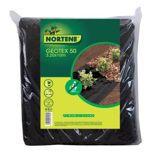 Geotextil 50g, fekete, 3,2m x 10fm, I