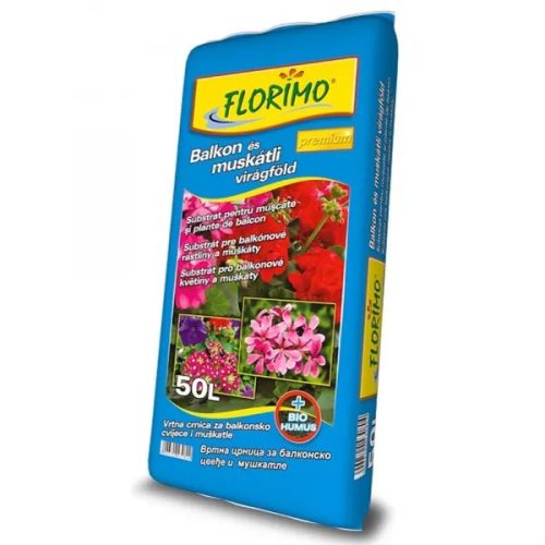 Florimo virágföld, Balkon & Muskátli, 50l