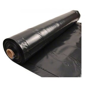 Fekete fólia, 6,5m x 0,12mm x 60m