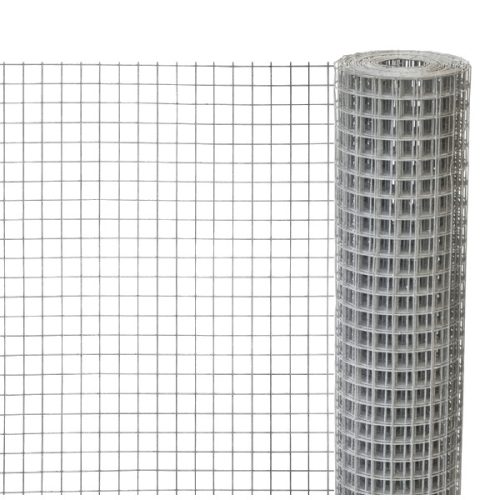 Ponthegesztett háló, lyuk méret: 19 mm x 19 mm anyagvastagság: 1,2 mm, 100 cm, 25m/tekercs, Sz