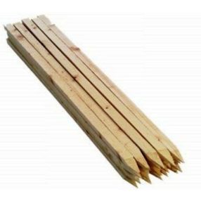 Karó, bükk fából, 2,8 cm x 2,8 cm, 100cm, 25 db/ köteg