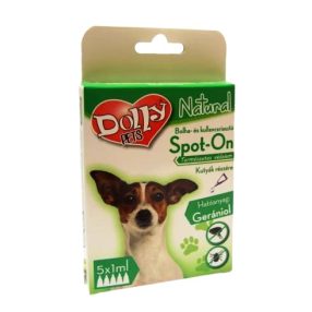   Dolly Natural bolha és kullancsriasztó csepp kutyák részére, 5x1 ml