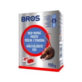 Bros rágcsálóirtó pép 150g 29ppm 