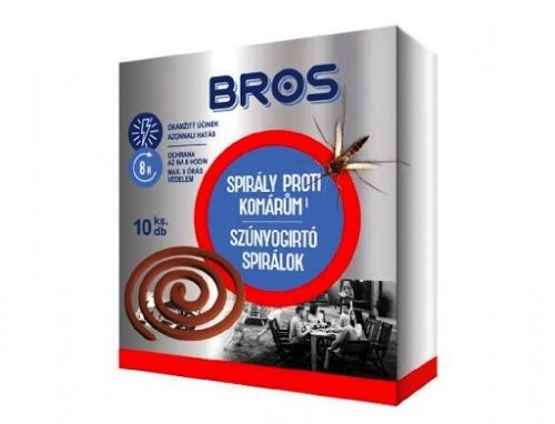 Bros Szúnyogirtó és riasztó spirál 10 db/ csom 