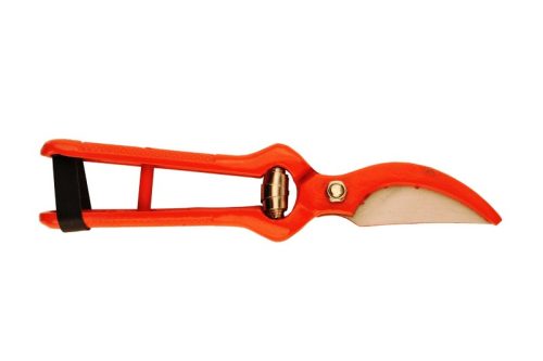 Metszőolló, spanyol tipusú, piros, 18cm, kovácsolt 