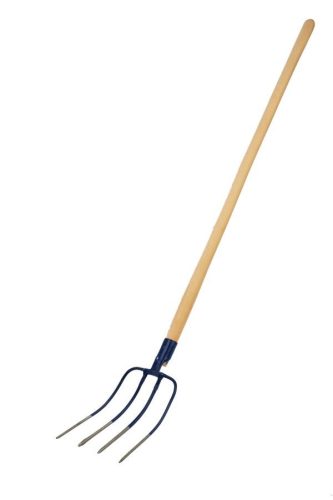 Nyelezett villa, 4 ágú, Cortex, hajlított nyél: 125 cm, A