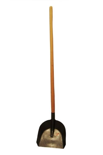 Nyelezett lapát, ezüst, 125-ös, hajlított nyél: 125 cm, A
