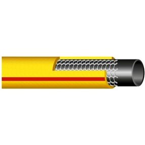   Locsolótömlő, csavarodásmentes, 1/2", 25 m, SAFARI, citrom-piros