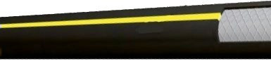Locsolótömlő, csavarodásmentes, SWINGER, fekete-citrom, 1/2"/ 25m