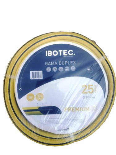 Locsolótömlő, csavarodásmentes, PREMIUM, citrom-fekete, 3/4"/ 25m, M