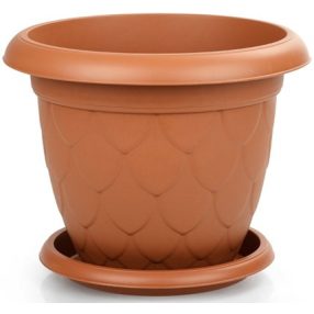   Virágcserép, Drops, terrakotta, 410 (szélesség) x 310 (magasság) mm, 17 L, Nr.9