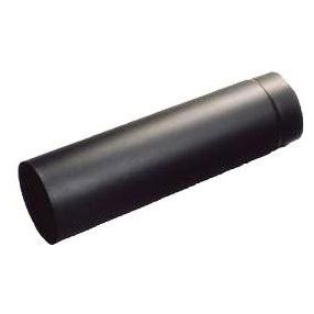 Füstcső 500mm, fekete, Ø 120mm