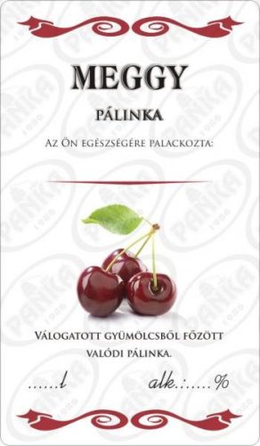 Matrica, meggy pálinka, 50 db/csomag, AT