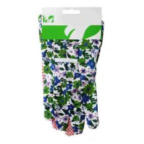 Kesztyű 18. Kerti kesztyű mintás, CK9290060, E 