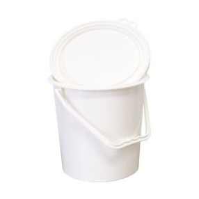 Rápattanó fedeles vödör, 10 liter, I