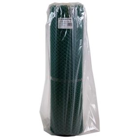   Műanyag baromfirács, POULTRYMESH, szemm.: 20 mm x 20 mm, zöld, 0,9 m x 25 m