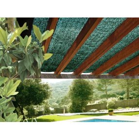 SUN-NET árnyékoló háló, 70%, zöld, szőtt, 3x4 m