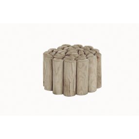   TALOS ROLL, rönk jellegű fa ágyásszegély, Ø 5 cm  x 20 cm x 150 cm