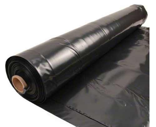 Fekete fólia, 6m x 0,12cm x 60m