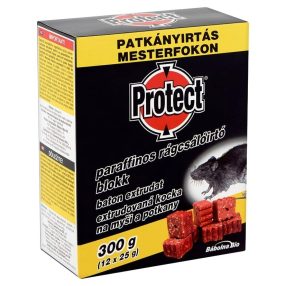 Protect rágcsálóírtó parafinos blokk, 300g