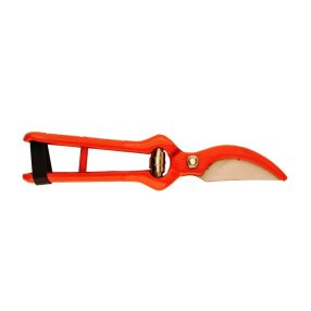 Metszőolló, spanyol tipusú, piros, 18cm, kovácsolt 
