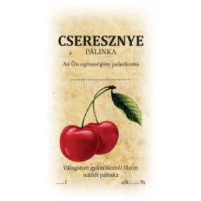 Matrica, cseresznye pálinka, 50db/csom 