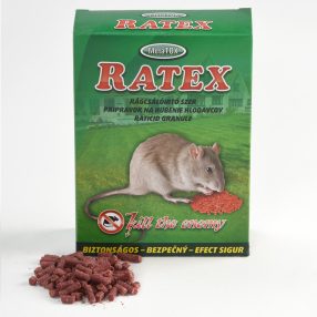   Ratex rágcsálóírtó granulátum 150g (Bromadiolon 25ppm) 